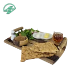 سینی مستطیلی -چوب گردو - دسته چوبی- 5103