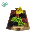 سینی مستطیلی -چوب گردو - دسته چوبی- 5103