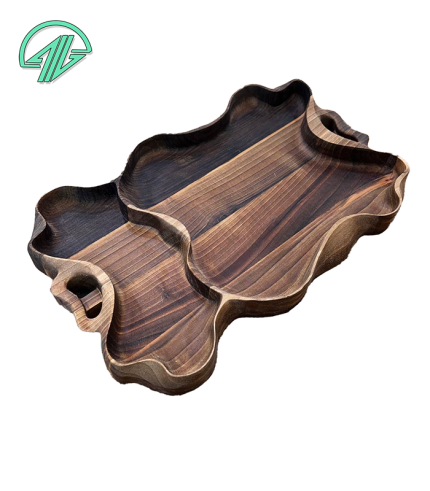 سینی آجیل خوری - 2 خانه - مستطیلی- 5108