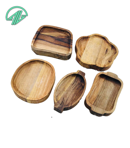 خرما خوری - زیر استکانی -چوب گردو -5201