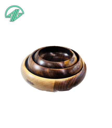 کاسه چوبی - در سه سایز20- 25- 30- 5202