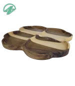 آجیل خوری- طرح مربع- 4 خانه قلبی -5301