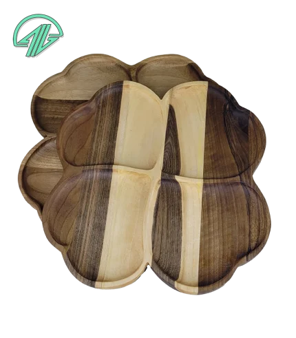 آجیل خوری- طرح مربع- 4 خانه قلبی -5301