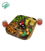 آجیل خوری - طرح مربع 5 خانه -5302