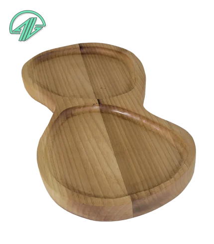 آجیل خوری - دو خانه بیضی 27*15*2.5- 5309