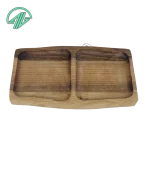 آجیل خوری - دو خانه مربعی 25*13*2.5  - 5310