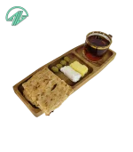 آجیل خوری - شکل مستطیلی سه خانه مربعی -5314 - Image 5