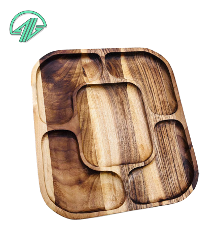 آجیل خوری- طرح مربع 5 خانه -طرح ال - 5303