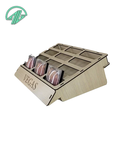 استند رژگونه 12 عددی پایه دار حفره هلالی - صاف 3*4 -2602